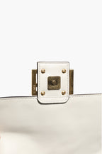 Fendi FF Embossed Baguette Nappa Leather Bag Fendi