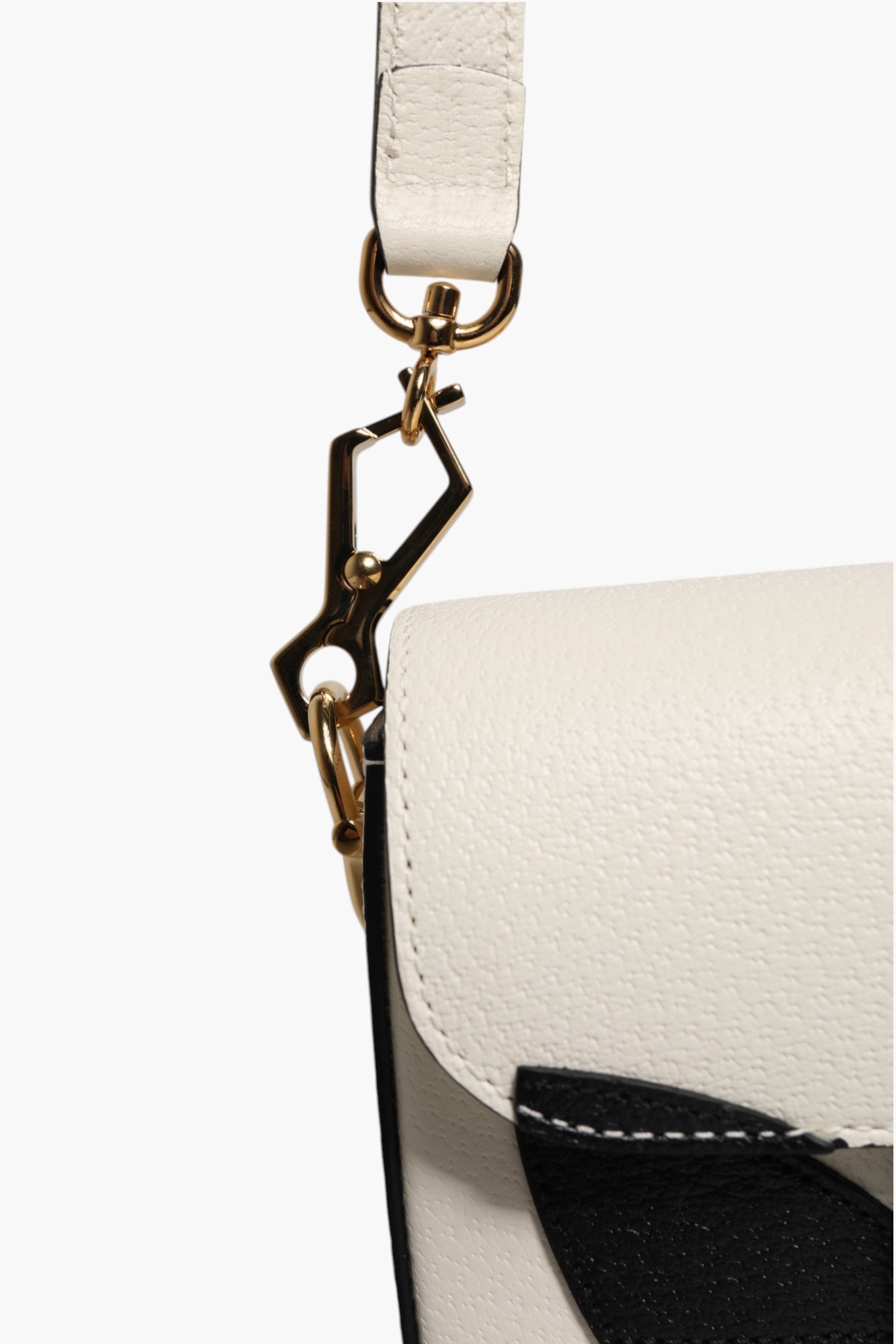 Gucci x Adidas Horsebit 1955 White Black Calfskin Leather Shoulder Bag Gucci
