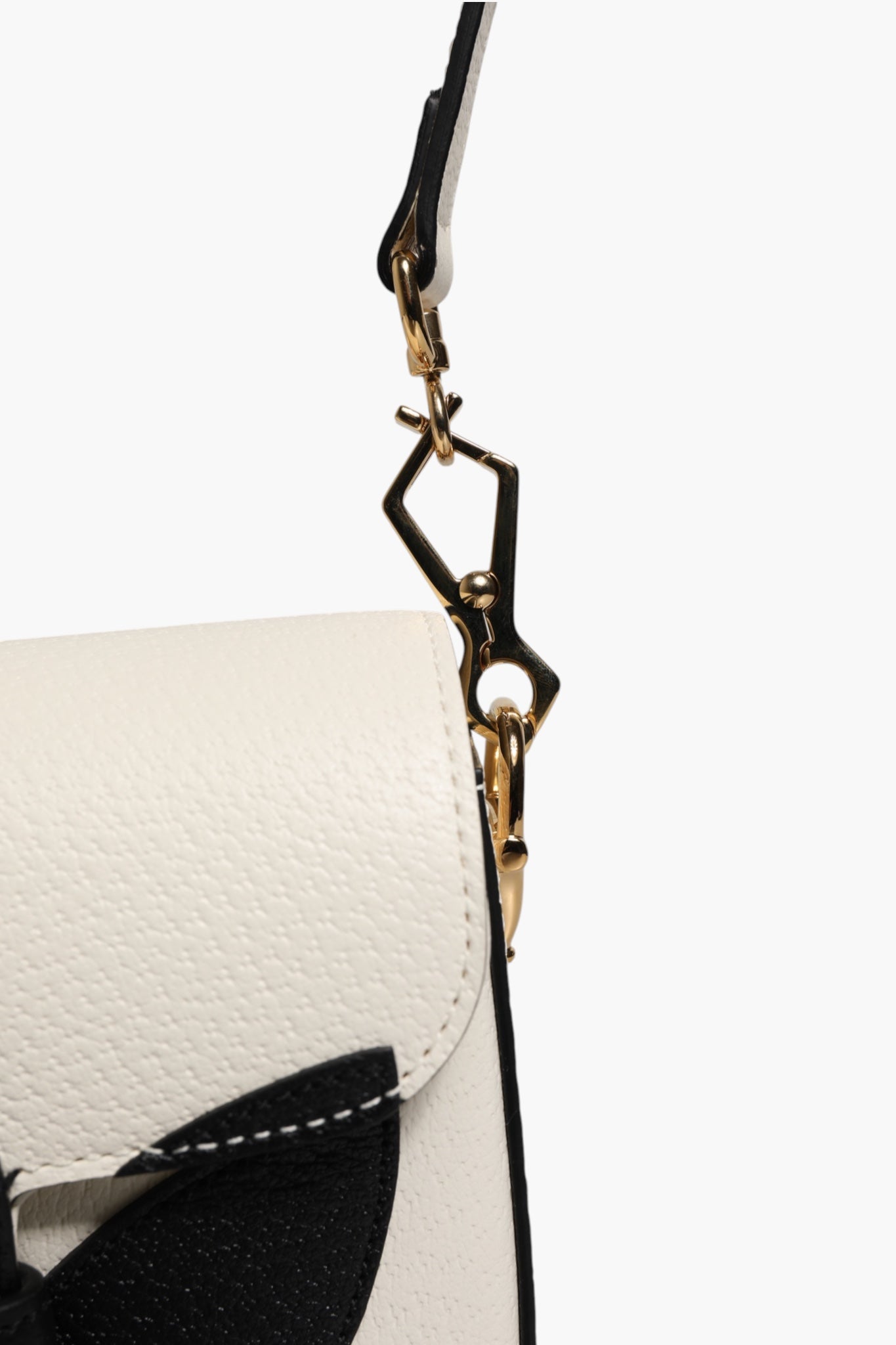 Gucci x Adidas Horsebit 1955 White Black Calfskin Leather Shoulder Bag Gucci
