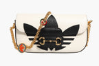 Gucci x Adidas Horsebit 1955  White Black Calfskin Leather Shoulder Bag Gucci
