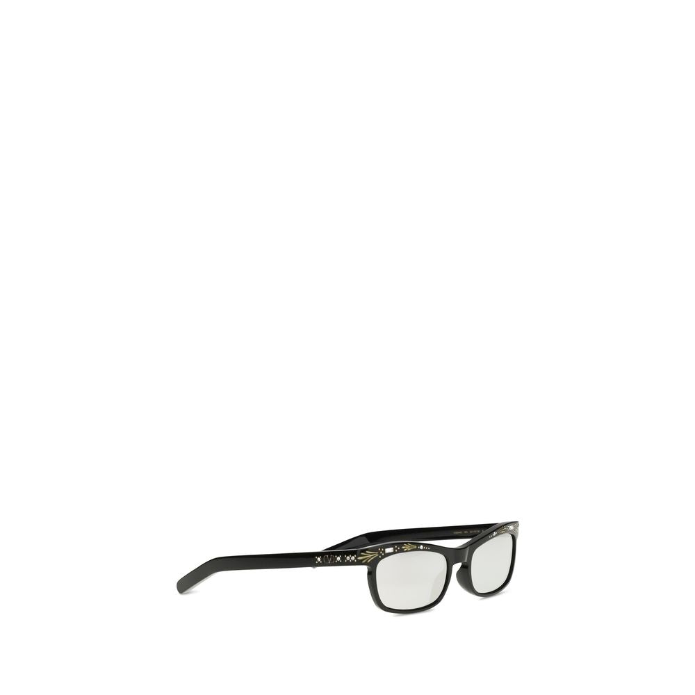 Valentino Garavani Black Acetate Sunglasses Valentino Garavani