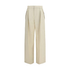 Jacob Cohen Beige Viscose Casual Pants Jacob Cohen