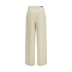 Jacob Cohen Beige Viscose Casual Pants Jacob Cohen