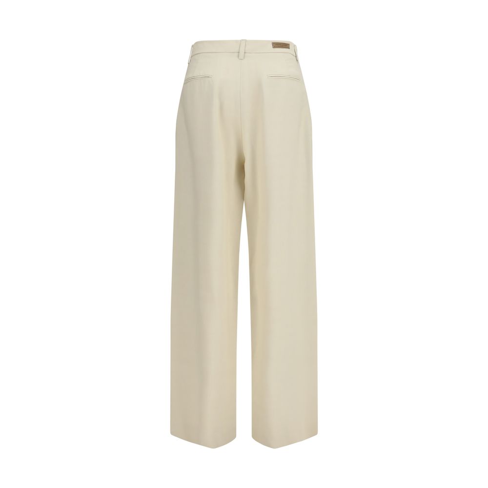 Jacob Cohen Beige Viscose Casual Pants Jacob Cohen
