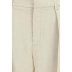 Jacob Cohen Beige Viscose Casual Pants Jacob Cohen