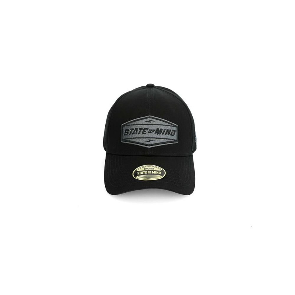 5TATE OF MIND Black Cotton Cap (Baseball Hat) 5TATE OF MIND