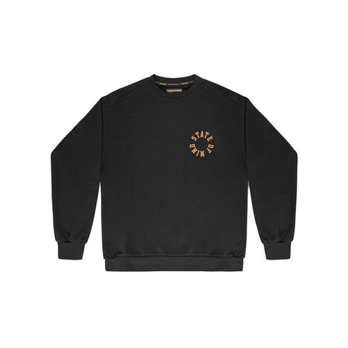 5TATE OF MIND Black Cotton Sweatshirt 5TATE OF MIND
