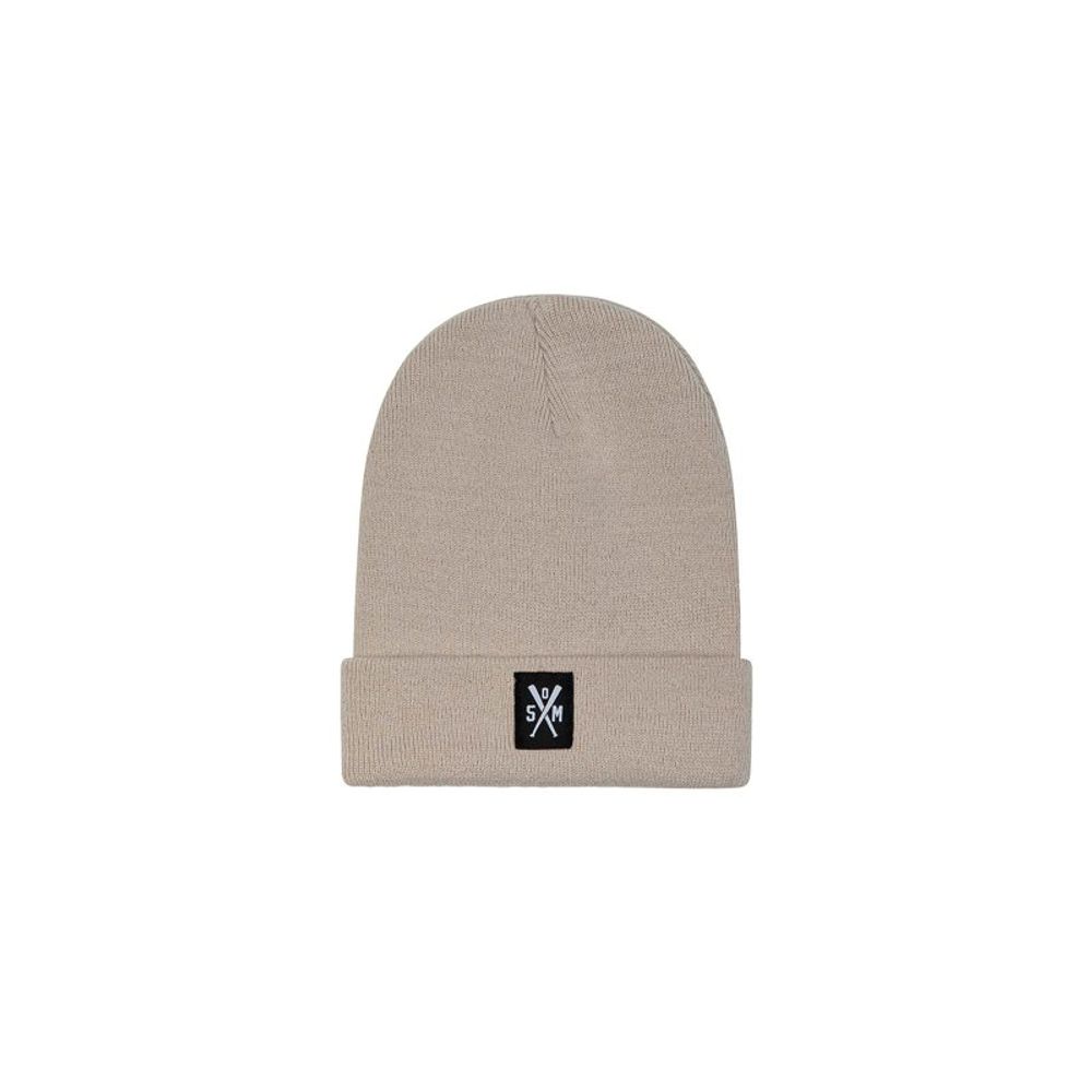 5TATE OF MIND Beige Polyacrylic Beanie 5TATE OF MIND
