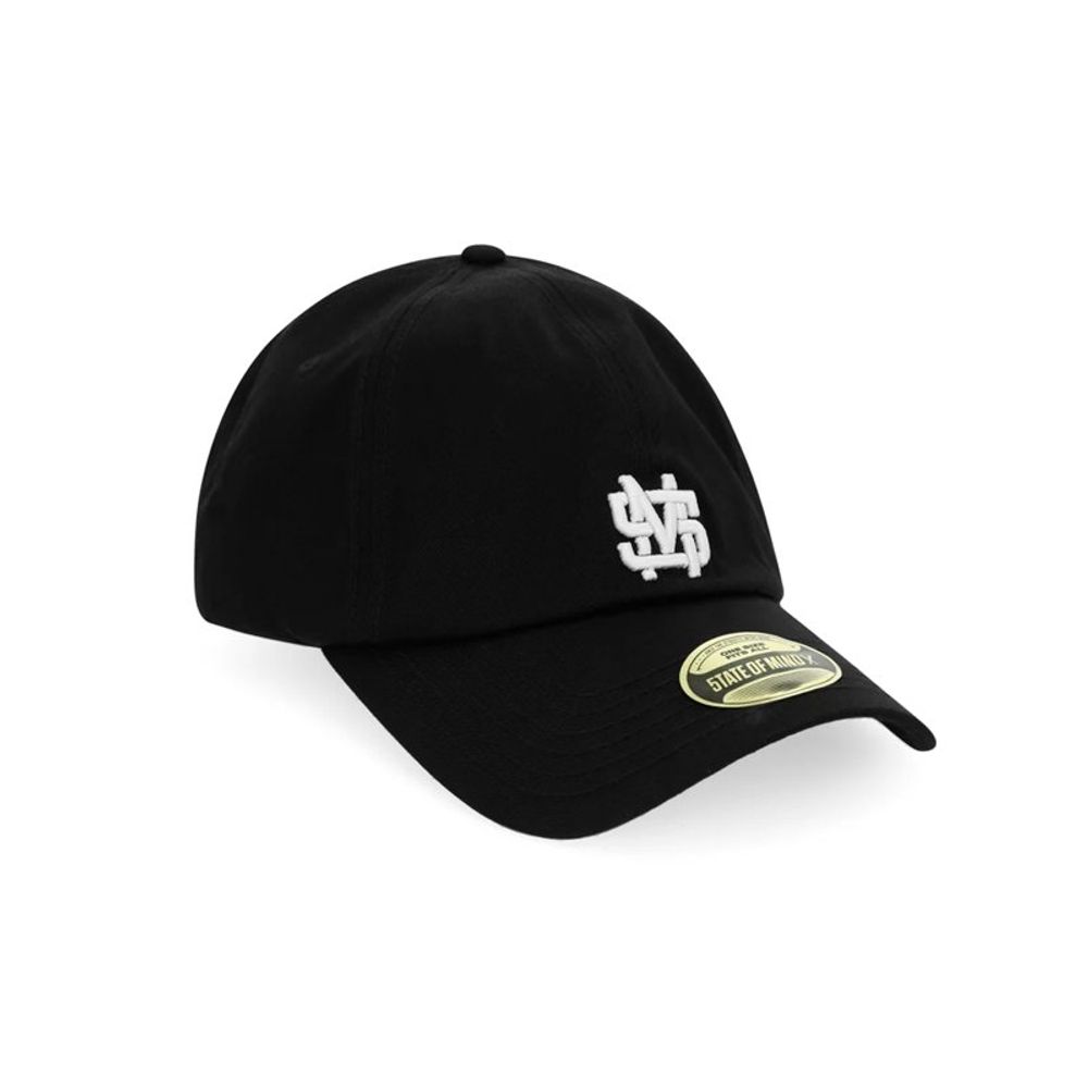 5TATE OF MIND Black Cotton Cap (Baseball Hat) 5TATE OF MIND