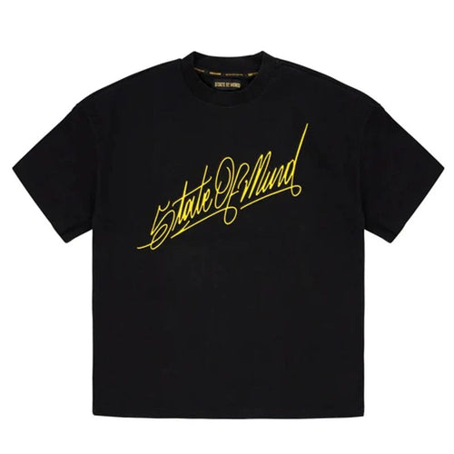 5TATE OF MIND Black Cotton T-Shirt 5TATE OF MIND