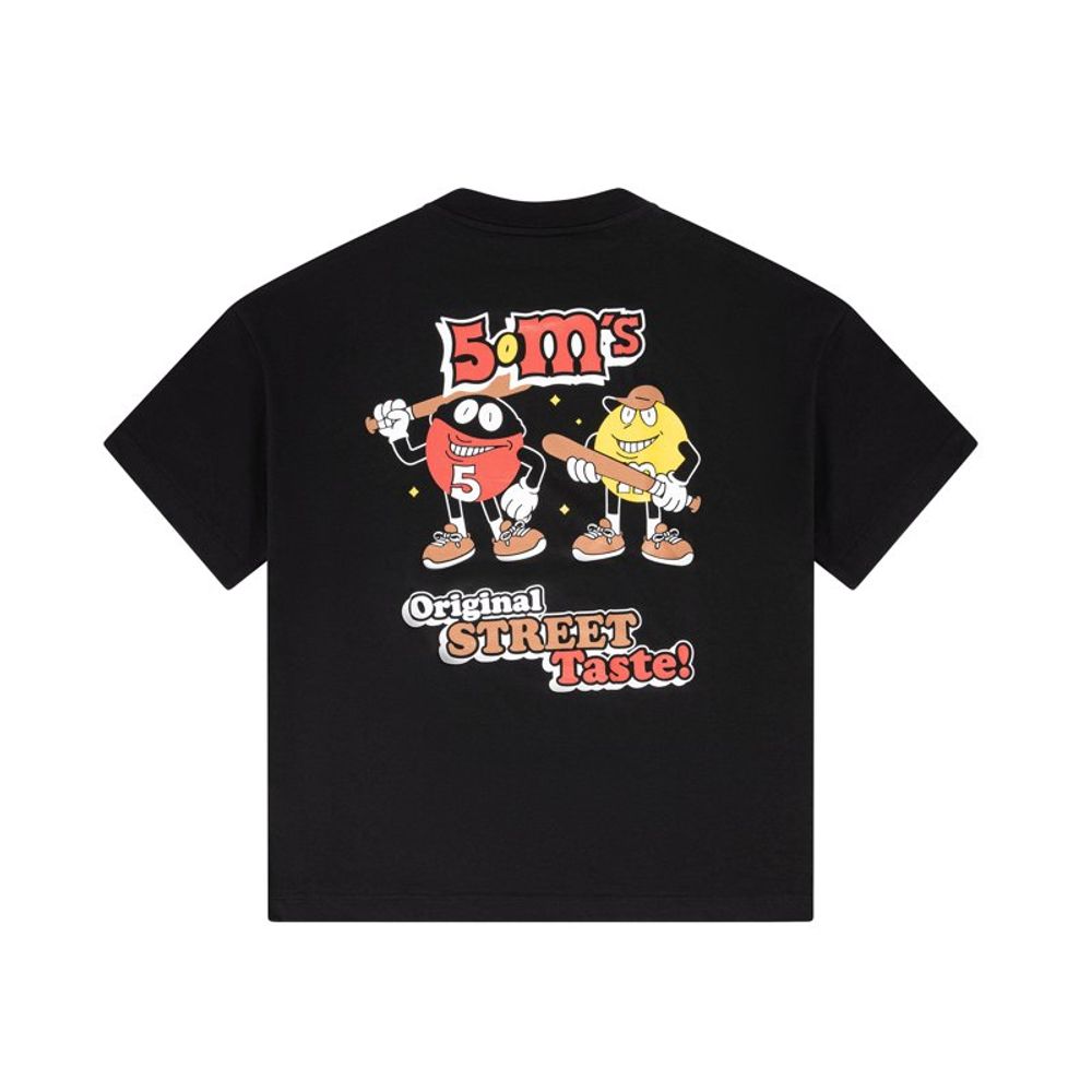 5TATE OF MIND Black Cotton T-Shirt 5TATE OF MIND