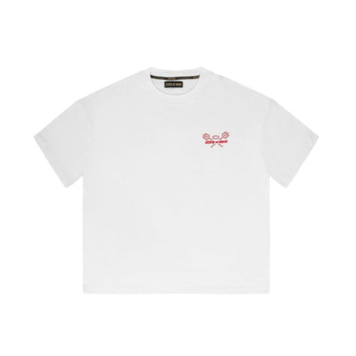 5TATE OF MIND White Cotton T-Shirt 5TATE OF MIND