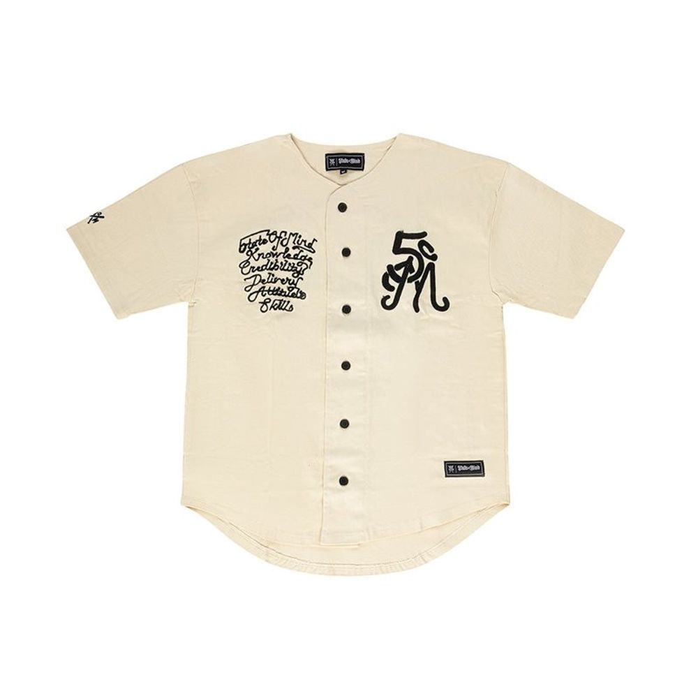 5TATE OF MIND White Cotton Shortsleeve Shirt 5TATE OF MIND
