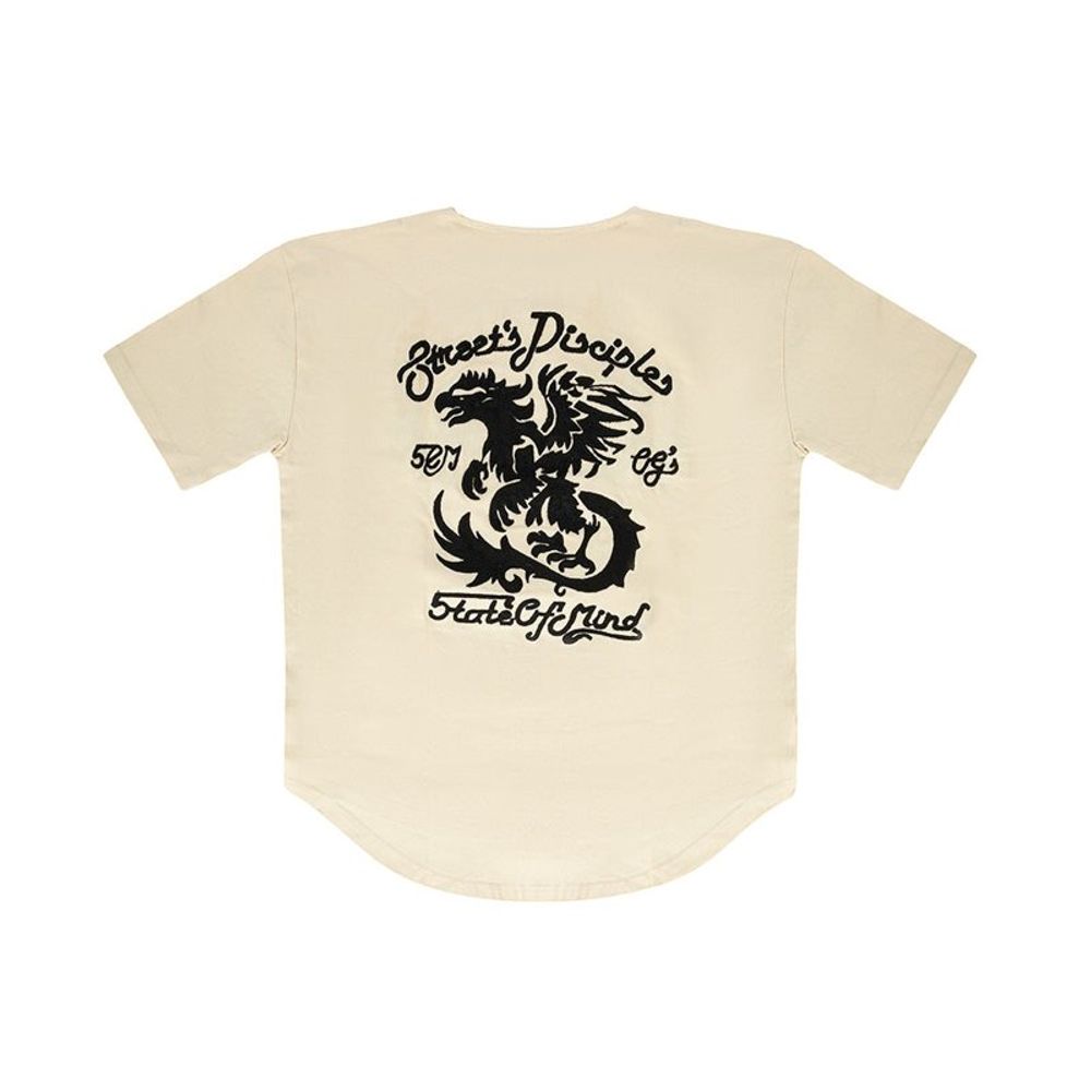 5TATE OF MIND White Cotton Shortsleeve Shirt 5TATE OF MIND