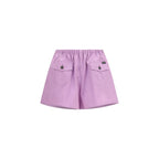 Prada Purple Cotton Bermuda Shorts Prada