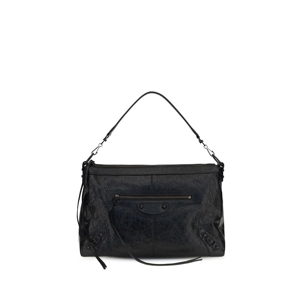 Balenciaga Black Lamb Ovis Aries Aries Shoulder Bag Balenciaga