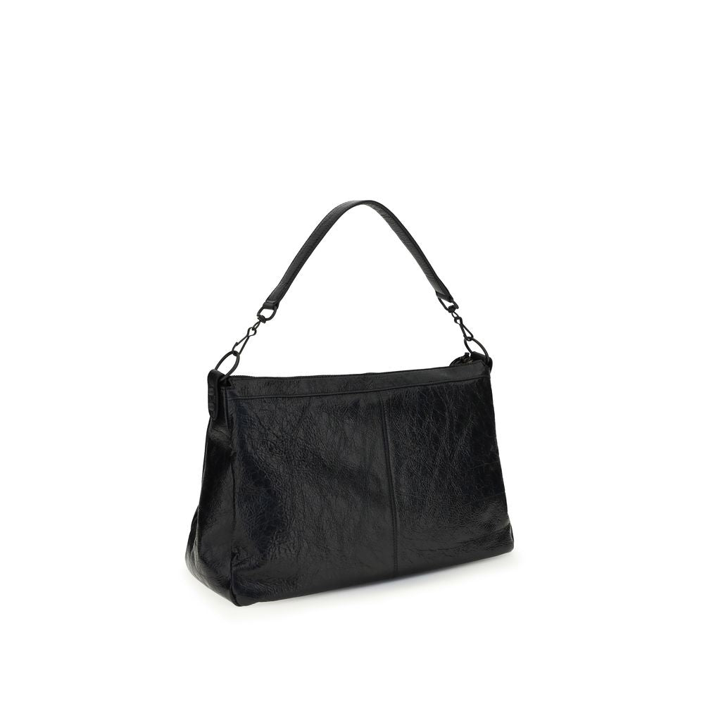 Balenciaga Black Lamb Ovis Aries Aries Shoulder Bag Balenciaga