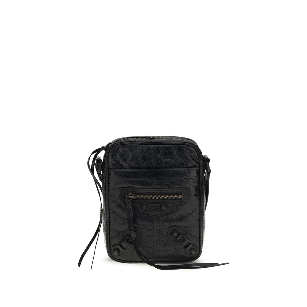Balenciaga Black Lamb Ovis Aries Aries Shoulder Bag Balenciaga