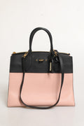 Louis Vuitton Pink and Black Leather City Steamer Leather Handbag Louis Vuitton