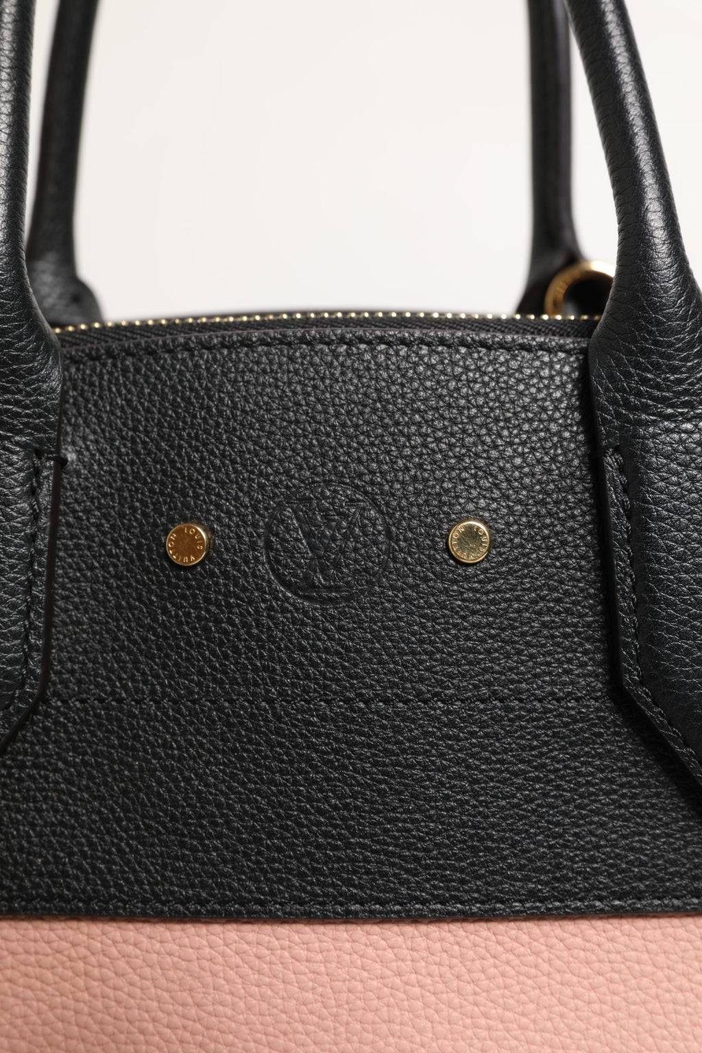 Louis Vuitton Pink and Black Leather City Steamer Leather Handbag Louis Vuitton
