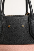 Louis Vuitton Pink and Black Leather City Steamer Leather Handbag Louis Vuitton