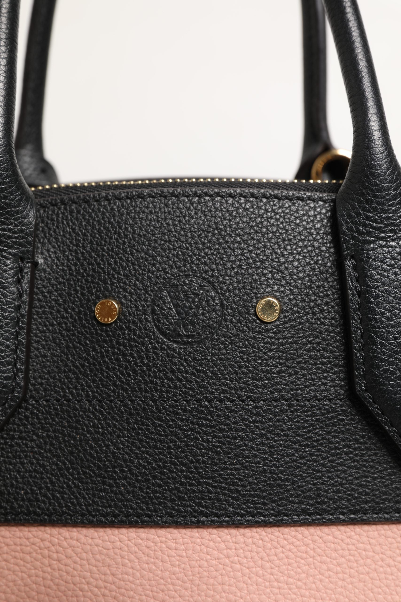 Louis Vuitton Pink and Black Leather City Steamer Leather Handbag Louis Vuitton