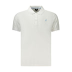 U.S. Grand White Cotton Men's Polo Shirt U.S. Grand