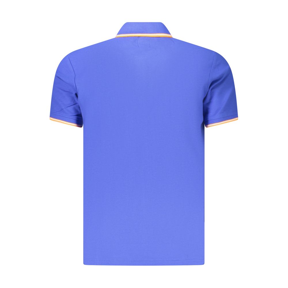 U.S. Grand Blue Cotton Men's Polo U.S. Grand