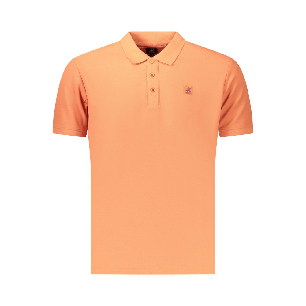 U.S. Grand Orange Cotton Men's Polo Shirt U.S. Grand