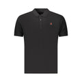U.S. Grand Black Cotton Men's Polo Shirt U.S. Grand