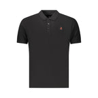 U.S. Grand Black Cotton Men's Polo Shirt U.S. Grand