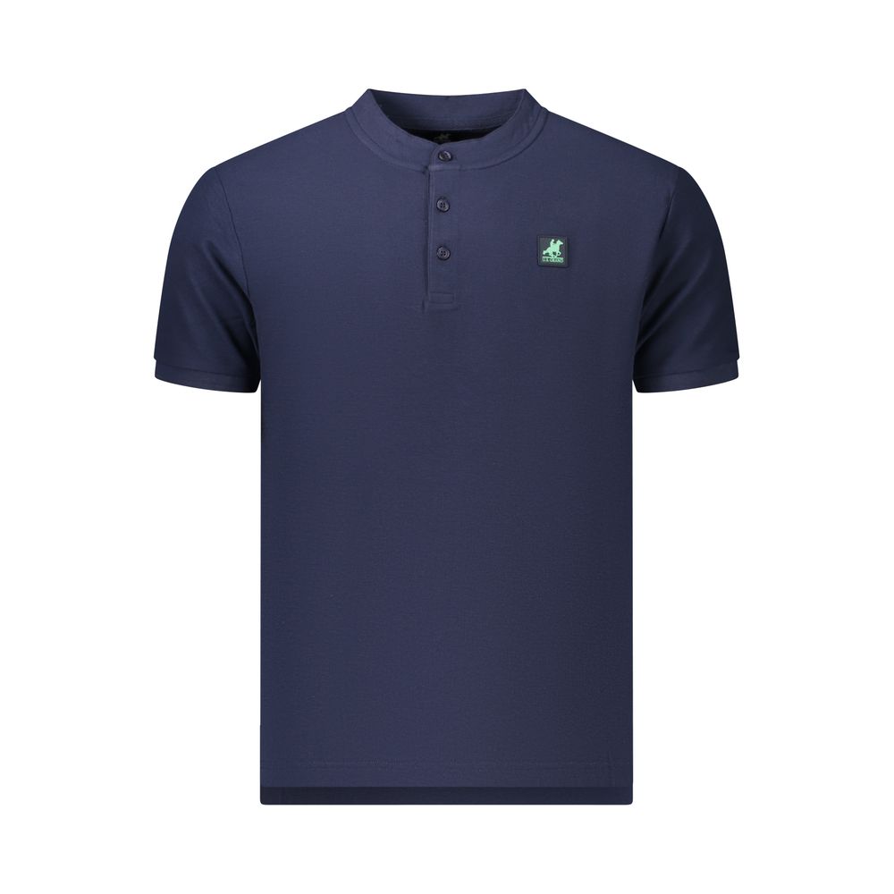 U.S. Grand Blue Cotton Men's Polo U.S. Grand