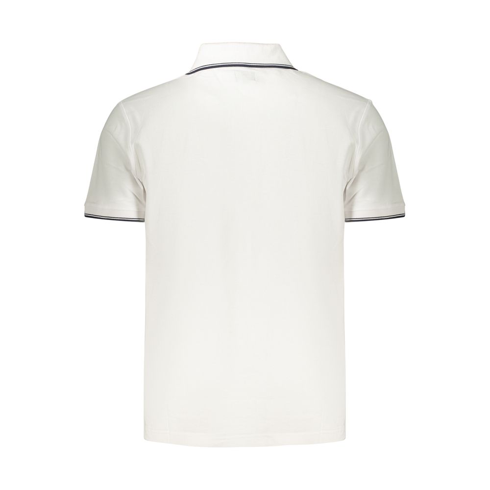 U.S. Grand White Cotton Men's Polo Shirt U.S. Grand