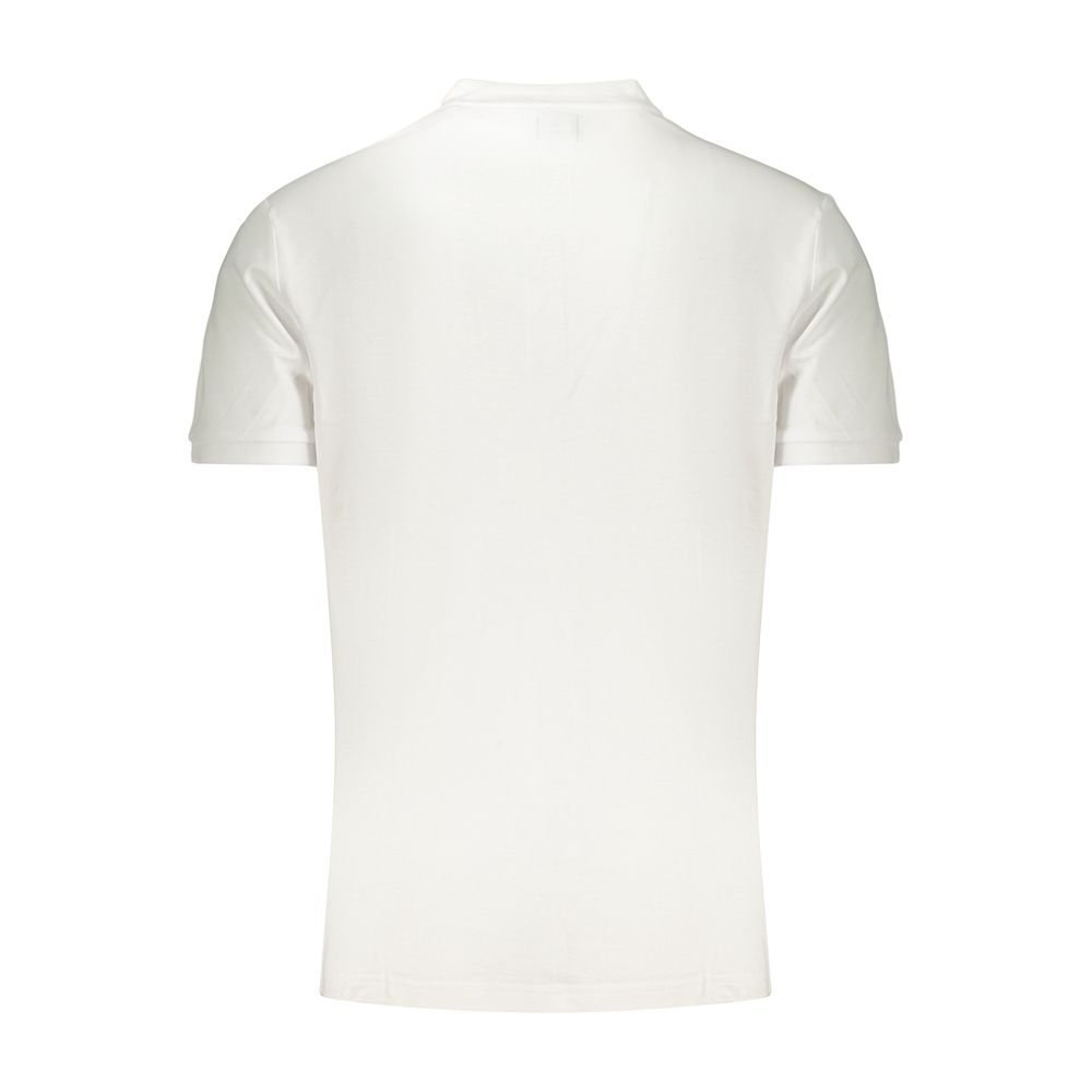 U.S. Grand White Cotton Men's Polo Shirt U.S. Grand