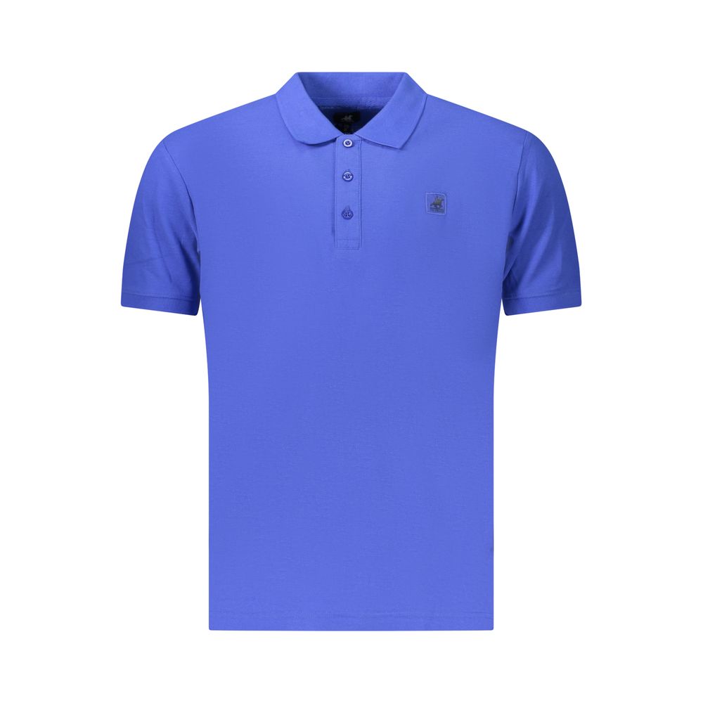 U.S. Grand Blue Cotton Men's Polo U.S. Grand