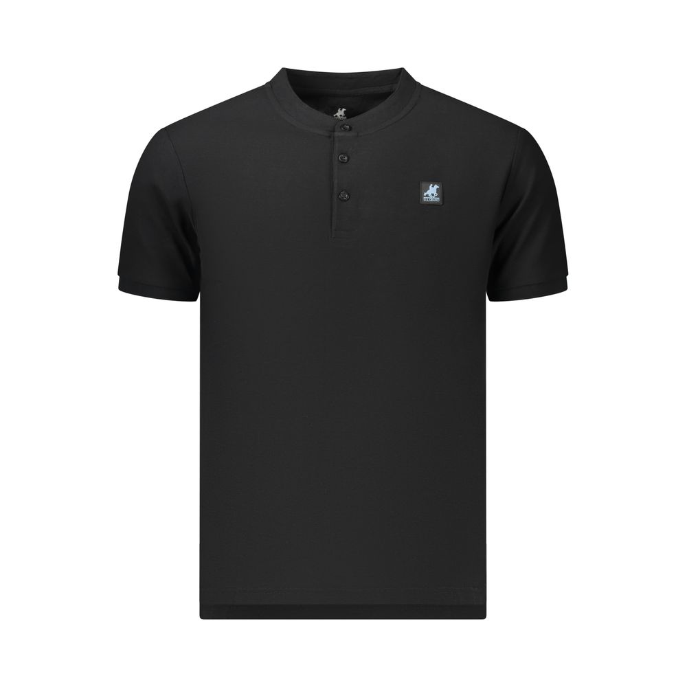 U.S. Grand Black Cotton Men's Polo Shirt U.S. Grand