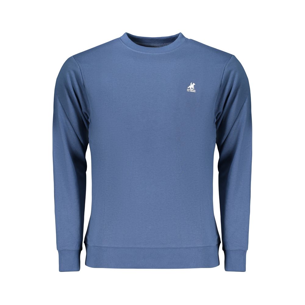 U.S. Grand Blue Cotton Men's Sweatshirt U.S. Grand