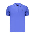 U.S. Grand Blue Cotton Men's Polo Shirt U.S. Grand