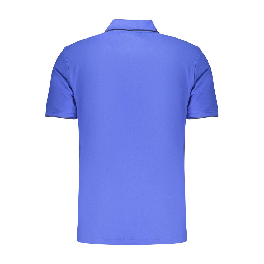 U.S. Grand Blue Cotton Men's Polo Shirt U.S. Grand