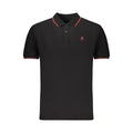 U.S. Grand Black Cotton Men Polo U.S. Grand