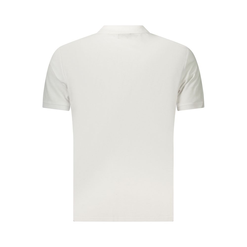U.S. Grand White Cotton Men's Polo Shirt U.S. Grand