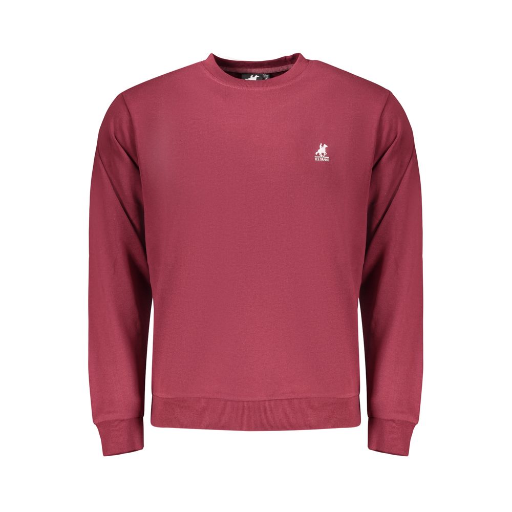 U.S. Grand Red Cotton Men's Sweatshirt U.S. Grand