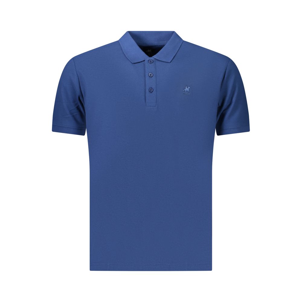 U.S. Grand Blue Cotton Mens Polo U.S. Grand