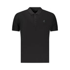 U.S. Grand Black Cotton Men's Polo U.S. Grand