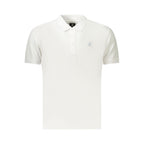 U.S. Grand White Cotton Men's Polo U.S. Grand