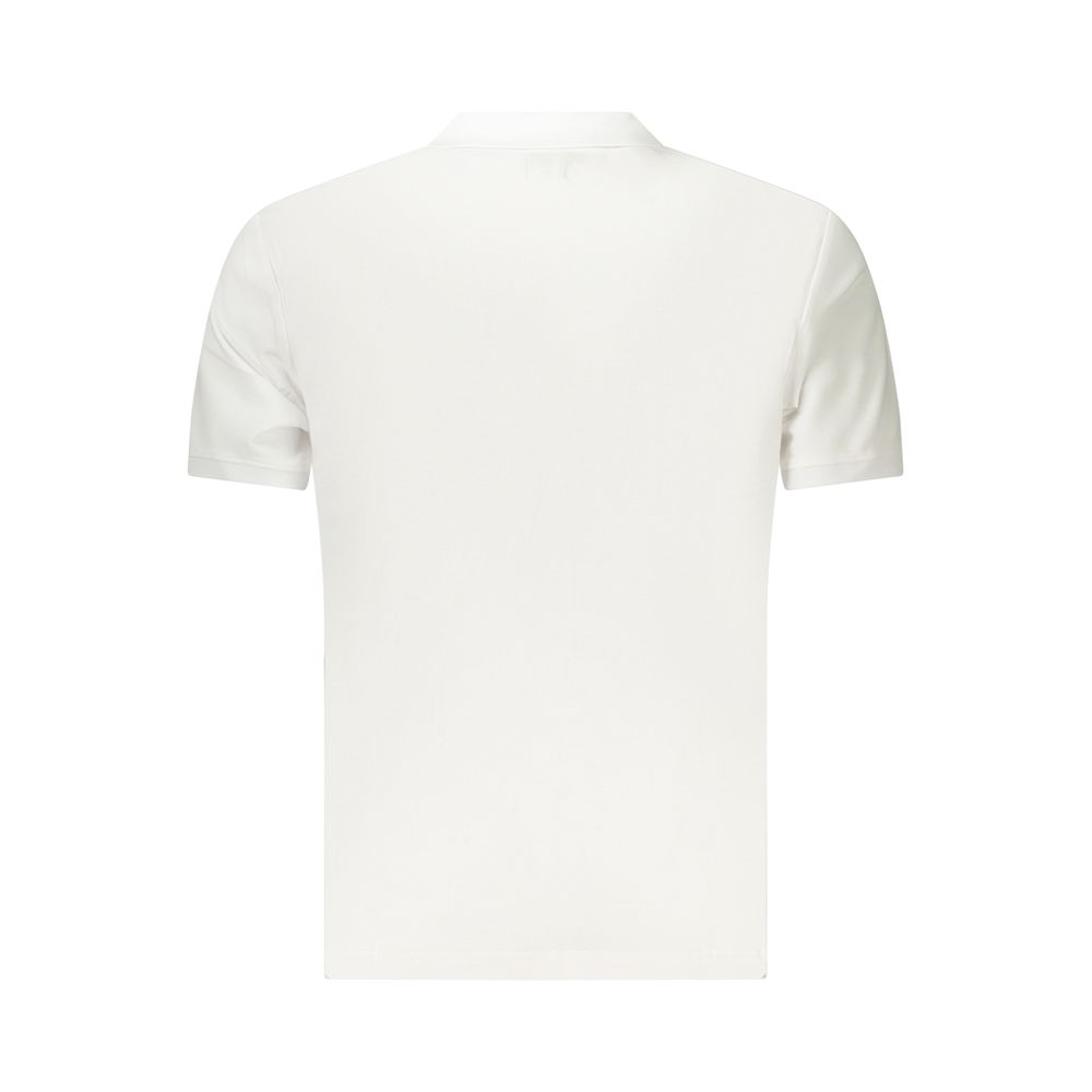 U.S. Grand White Cotton Men's Polo U.S. Grand