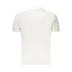 U.S. Grand White Cotton Men's Polo U.S. Grand