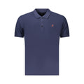 U.S. Grand Blue Cotton Mens Polo Shirt U.S. Grand