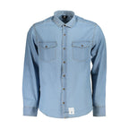 U.S. Grand Azzurro Cotton Mens Shirt U.S. Grand