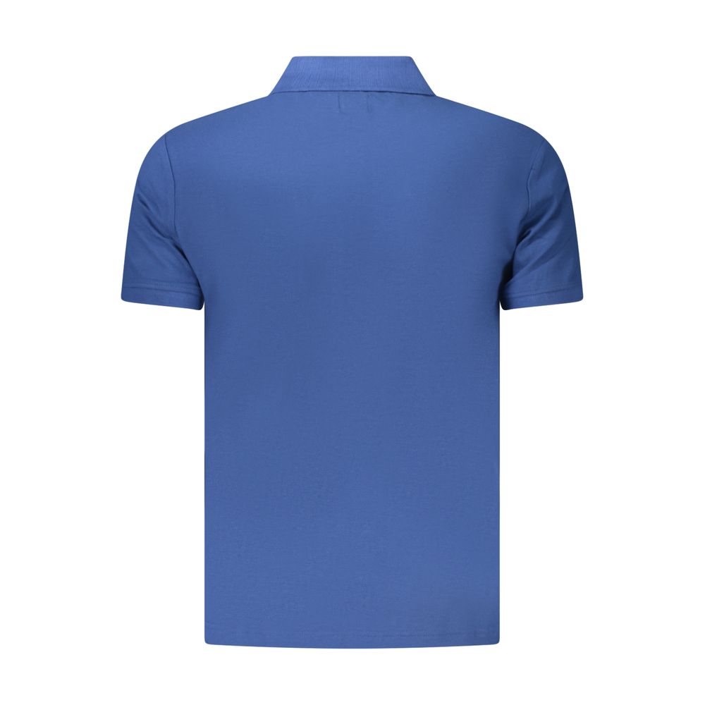 U.S. Grand Blue Cotton Men's Polo Shirt U.S. Grand